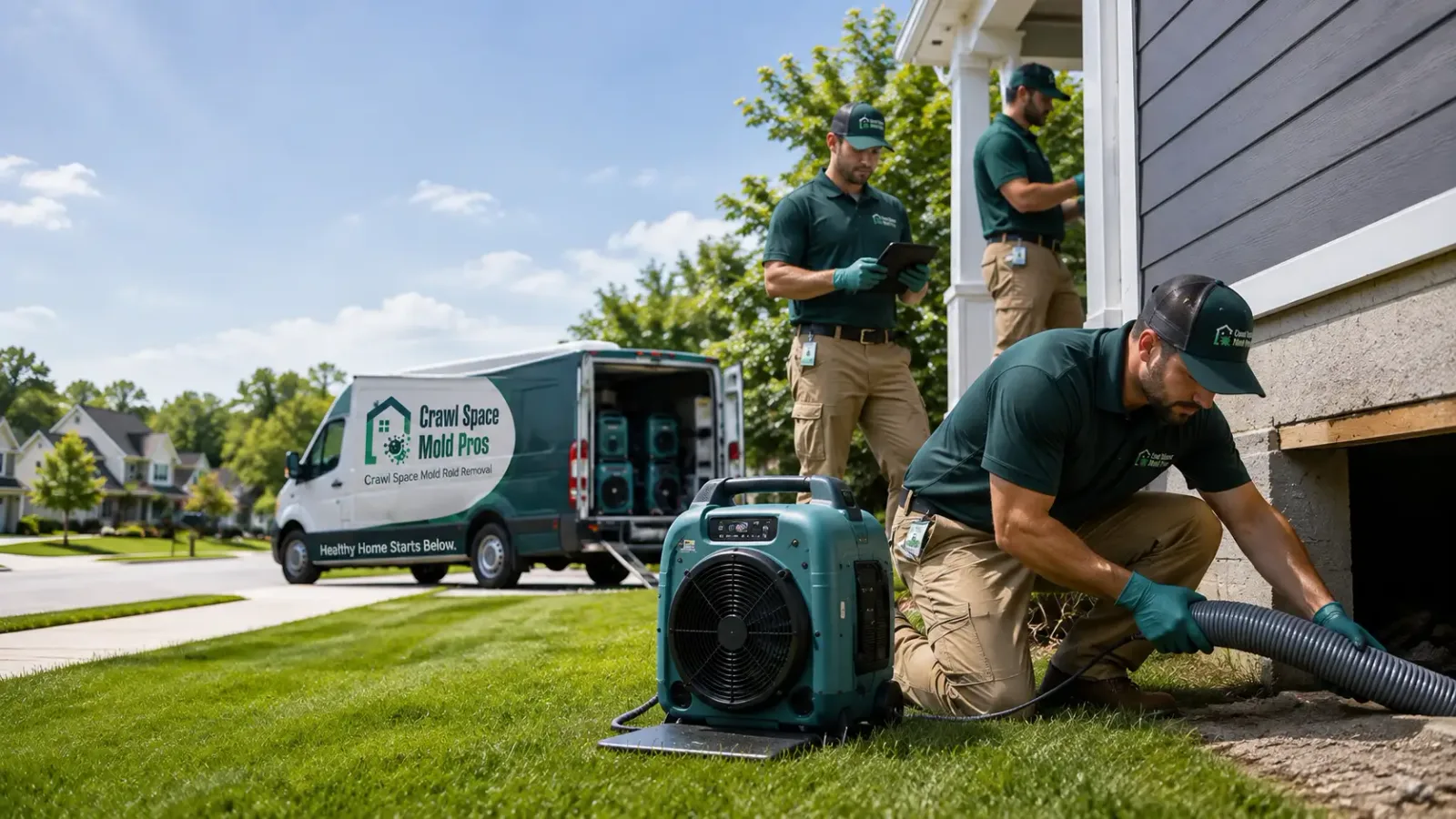 Crawl Space Mold Removal in Bassett, NE
